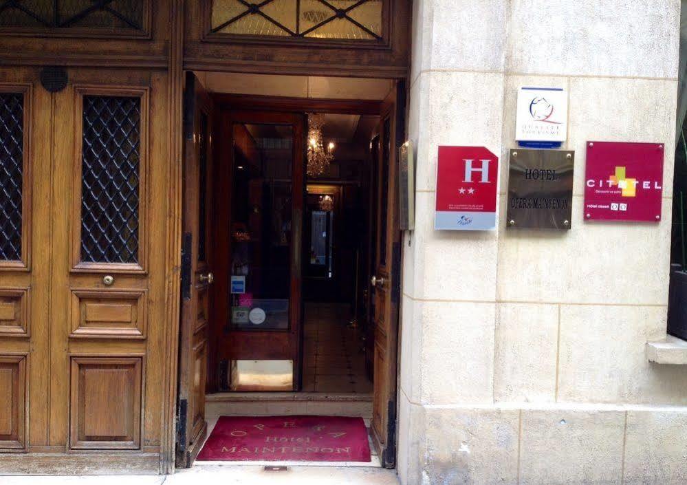 Hotel Opera Maintenon Paris Exterior foto